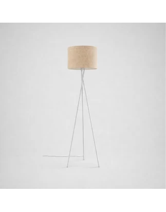 VenCore Elor White 6091-20020 - Μοντέρνο Επιδαπέδιο Φωτιστικό Μονόφωτο Λευκό Αλουμίνιο και