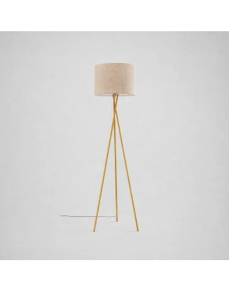 VenCore Elor Gold 6091-20022 - Μοντέρνο Επιδαπέδιο Φωτιστικό Μονόφωτο Χρυσό Αλουμίνιο και 