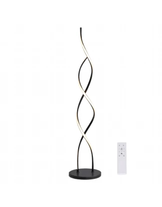 VenCore Helix Black 6091-20023 - Μοντέρνο Επιδαπέδιο Φωτιστικό LED 20W Μαύρο Αλουμίνιο - Ρ