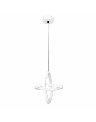 VenCore Axis White 6089-20027 - Μοντέρνο Κρεμαστό Φωτιστικό Οροφής LED 22W Λευκό Αλουμίνιο