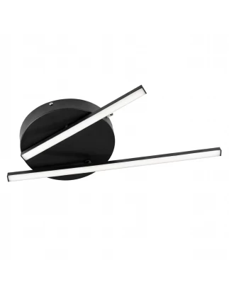 VenCore Crossline Black 7741-20013 - Μοντέρνο Φωτιστικό Οροφής Πλαφονιέρα LED 32W Μαύρο Αλ