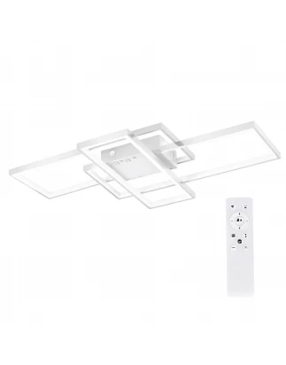 VenCore Nexar White 7741-20026 - Μοντέρνο Φωτιστικό Οροφής Πλαφονιέρα LED 100W Λευκό Αλουμ