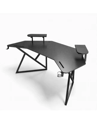 VenCore 2730-10008 - Gaming Desk 180x70x74cm Black - Μοντέρνο Γραφείο Gaming VenCore Μοριο