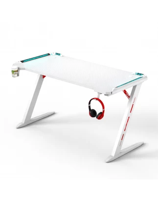 VenCore 2730-10010 - Gaming Desk 140x60x74cm White - Μοντέρνο Γραφείο Gaming VenCore Μοριο