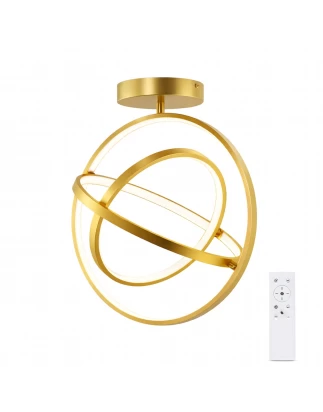 VenCore Orbital Gold 7741-20045 - Μοντέρνο Φωτιστικό Οροφής Πλαφονιέρα LED 45W Χρυσό Αλουμ