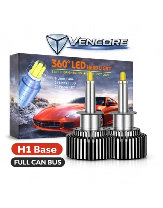 VenCore 3126-10200 - H1 - Ζεύγος Λαμπτήρων LED για Βάση H1 Κυρίως Φωτισμού Αυτοκινήτου η Μ
