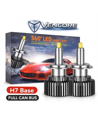 VenCore 3126-10203 - H7 - Ζεύγος Λαμπτήρων LED για Βάση H7 Κυρίως Φωτισμού Αυτοκινήτου η Μ