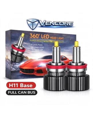 VenCore 3126-10207 - H11 - Ζεύγος Λαμπτήρων LED για Βάση H11 Κυρίως Φωτισμού Αυτοκινήτου η