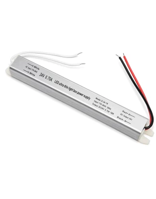 VenCore 6614-50004 - Aluminium Ultra Slim Power Supply 18W 24V 0.75A - Τροφοδοτικό Αλουμιν