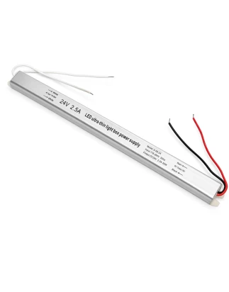 VenCore 6614-50006 - Aluminium Ultra Slim Power Supply 60W 24V 2.5A - Τροφοδοτικό Αλουμινί
