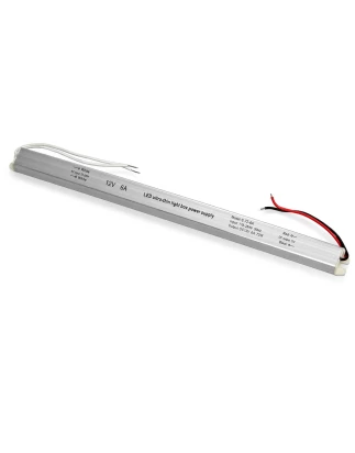 VenCore 6614-50007 - Aluminium Ultra Slim Power Supply 72W 12V 6A - Τροφοδοτικό Αλουμινίου