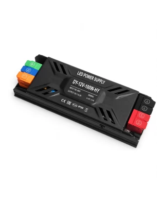 VenCore 6614-50009 - Aluminium High Tech Power Supply 100W 12V 8.33A - Τροφοδοτικό Αλουμιν