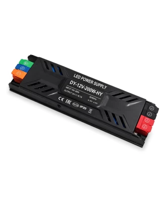 VenCore 6614-50011 - Aluminium High Tech Power Supply 200W 12V 16.7A - Τροφοδοτικό Αλουμιν