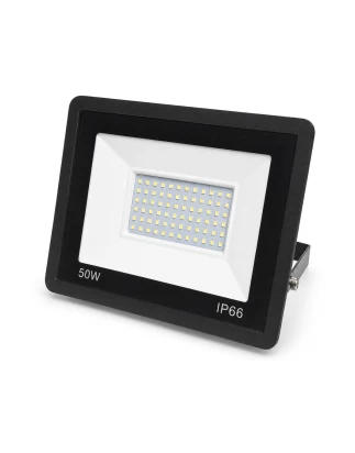 VenCore 9010-50007 - Floodlight LED 50W 120° 185-265V CW - Προβολέας LED Slim Series VenCo