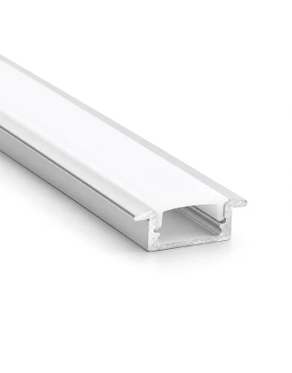 VenCore 9177-50001 - Recessed Aluminum Profile 1M - Χωνευτό Προφίλ Αλουμινίου 1 Μέτρο με P