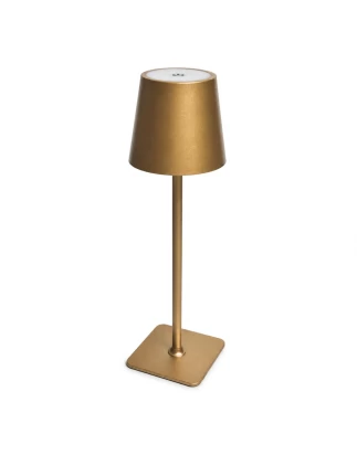 VenCore 2792-10010 - LED Table Light Rechargeable CCT Gold Brush - Διακοσμητικό Φωτιστικό 