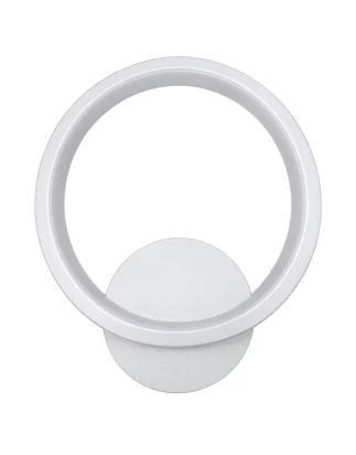 VenCore Lunora White 6093-20006 - Μοντέρνο Επιτοίχιο Φωτιστικό Απλίκα LED 12W Λευκό Αλουμί