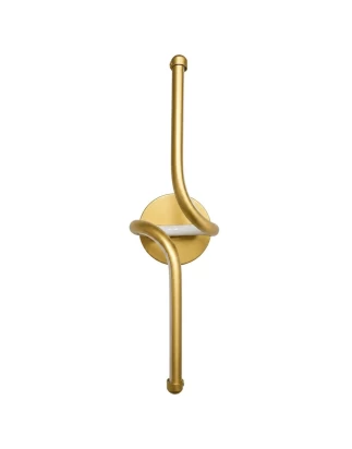 VenCore Aureon Gold 6093-20149 - Μοντέρνο Επιτοίχιο Φωτιστικό Απλίκα LED 12W Χρυσό Αλουμίν