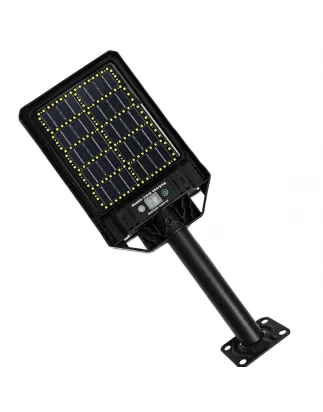 VenCore 9007-50002 - Ηλιακό Φωτιστικό Δρόμου LED 100W με Διπλής Όψης Μονοκρυσταλλικό Πάνελ