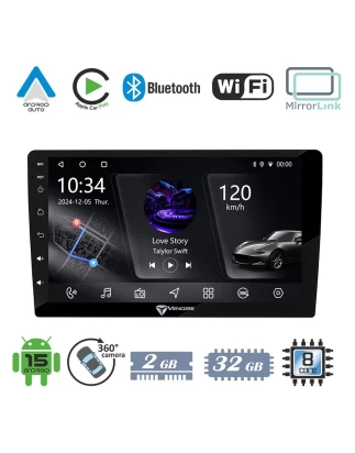 VenCore 3236-10005 - Οθόνη Multimedia Android 15 Αυτοκινήτου 9 PX5S Octa-Core 2GB/32GB IPS