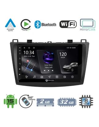 VenCore 3236-10005-0228B - Οθόνη Multimedia Android 15 9 PX5S Octa-Core 2GB/32GB IPS με Πρ