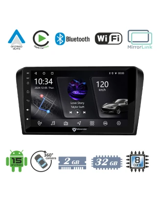 VenCore 3236-10005-0245B - Οθόνη Multimedia Android 15 9 PX5S Octa-Core 2GB/32GB IPS με Πρ