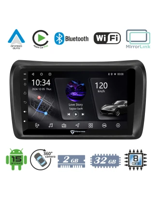 VenCore 3236-10005-0446B - Οθόνη Multimedia Android 15 9 PX5S Octa-Core 2GB/32GB IPS με Πρ