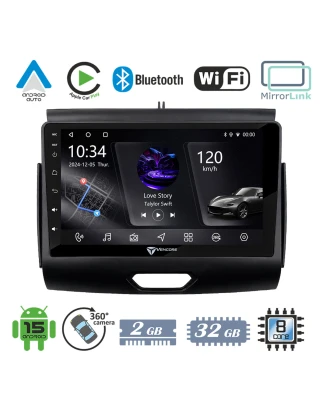 VenCore 3236-10005-0496B - Οθόνη Multimedia Android 15 9 PX5S Octa-Core 2GB/32GB IPS με Πρ