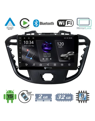 VenCore 3236-10005-0680B - Οθόνη Multimedia Android 15 9 PX5S Octa-Core 2GB/32GB IPS με Πρ
