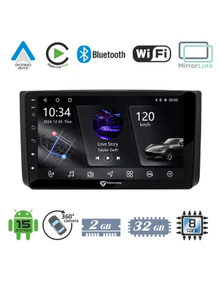 VenCore 3236-10005-0725B - Οθόνη Multimedia Android 15 9 PX5S Octa-Core 2GB/32GB IPS με Πρ