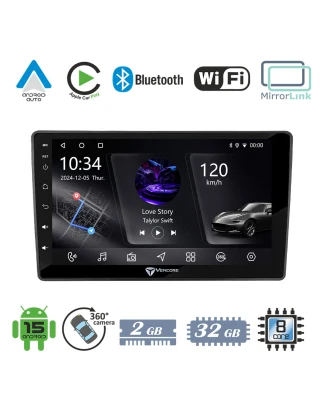 VenCore 3236-10005-0739B - Οθόνη Multimedia Android 15 9 PX5S Octa-Core 2GB/32GB IPS με Πρ