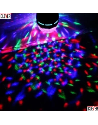 Φωτορυθμική λάμπα LED βιδωτή Ε 27 για disco πάρτυ 102916